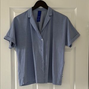 Kit & Ace denim crop shirt